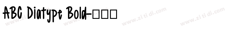 ABC Diatype Bold字体转换